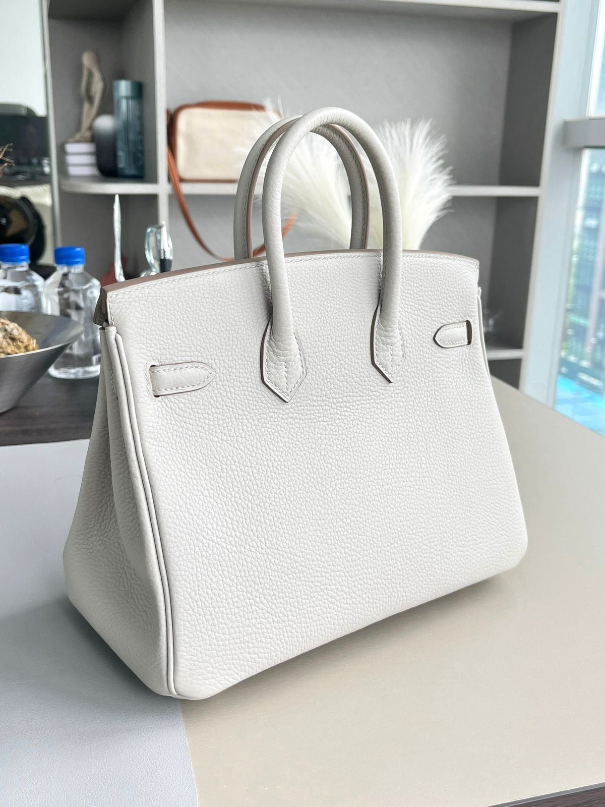 Birkin 25 True White Epsom GHW