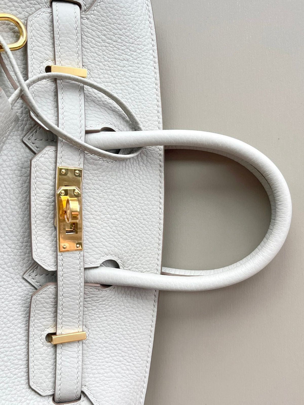 Birkin 25 True White Epsom GHW