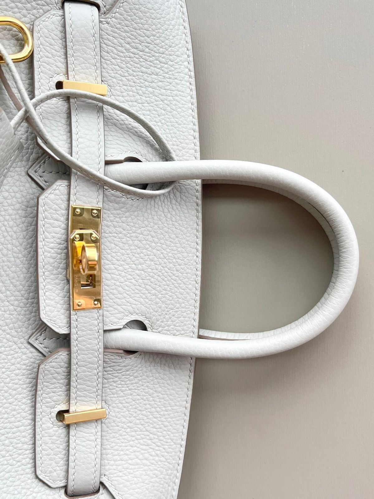 Birkin 25 True White Epsom GHW