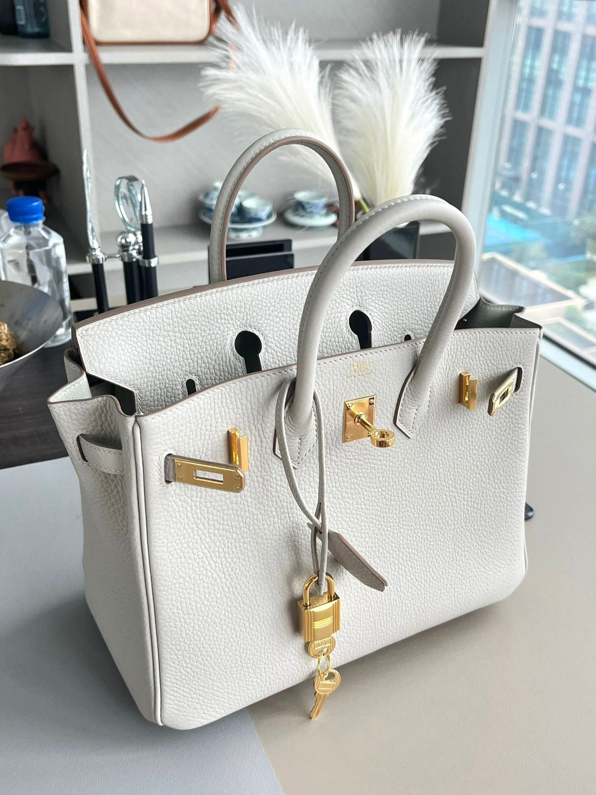 Birkin 25 True White Epsom GHW