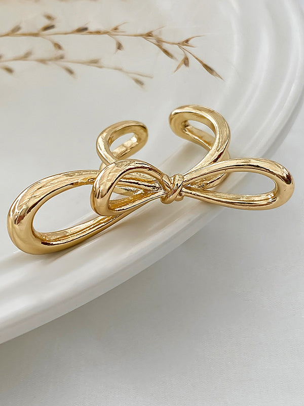 Bowknot Geometric Rings Accessories