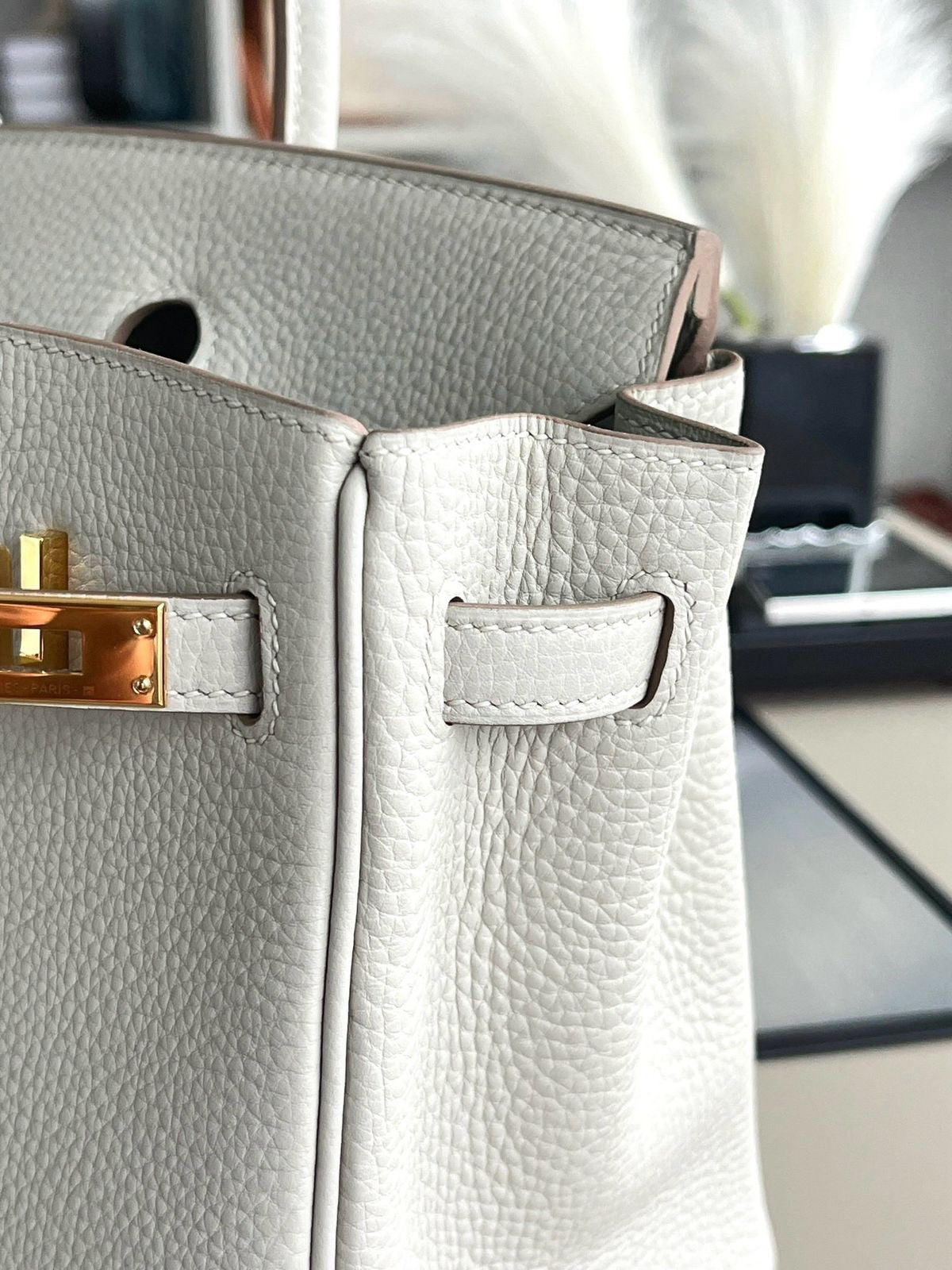 Birkin 25 True White Epsom GHW