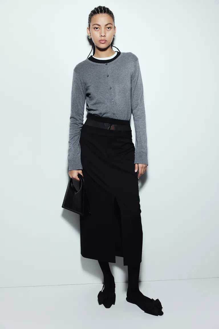 Fine-knit Cardigan