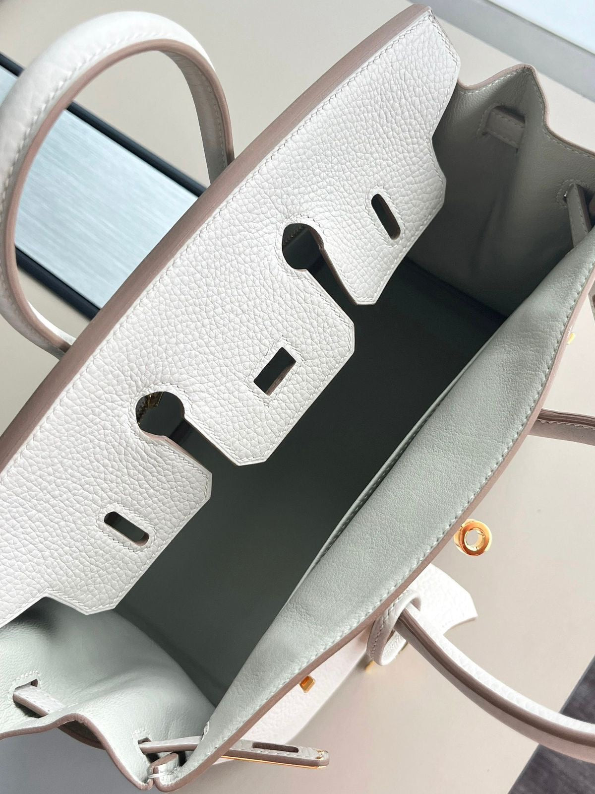 Birkin 25 True White Epsom GHW