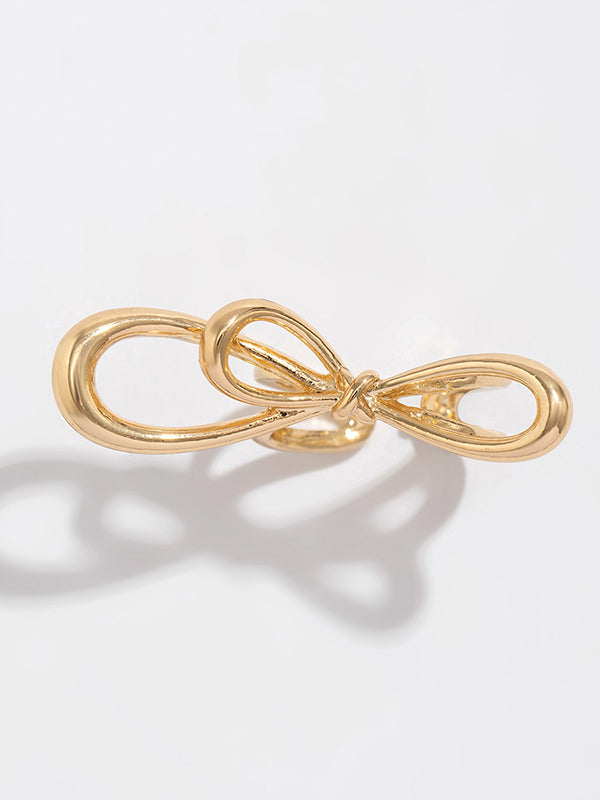 Bowknot Geometric Rings Accessories