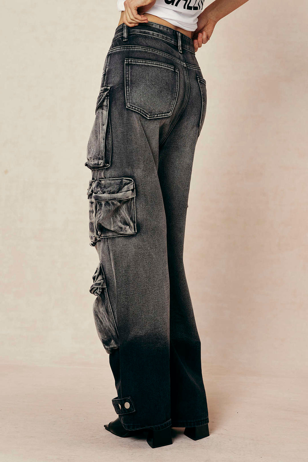 Who's That Girl Flare Cargo Pants