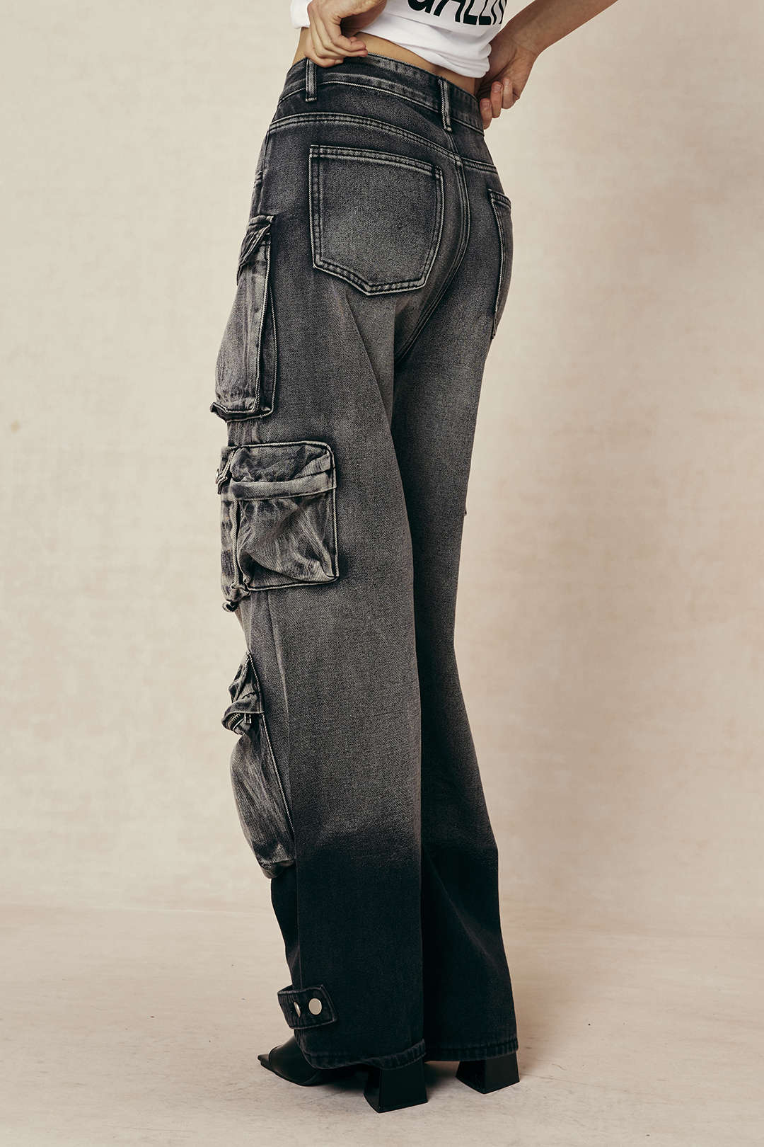 Who's That Girl Flare Cargo Pants