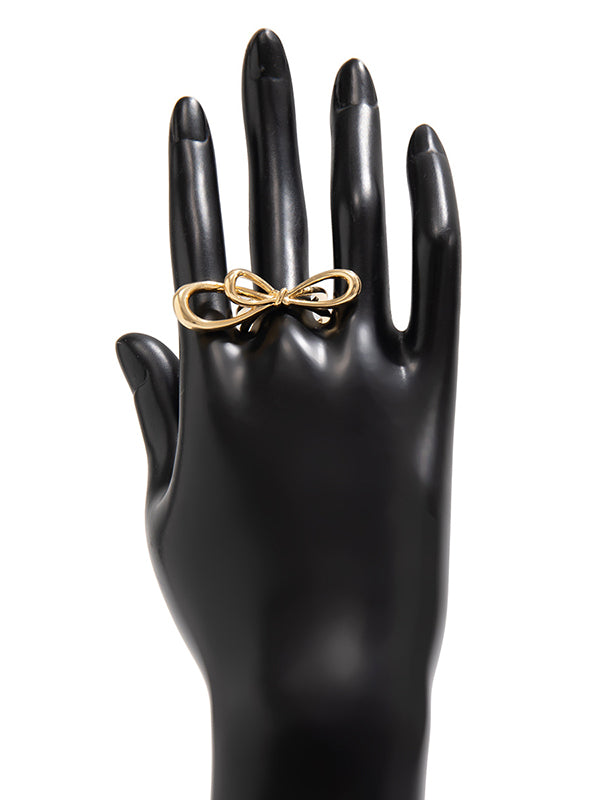 Bowknot Geometric Rings Accessories